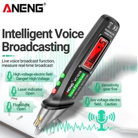 ANENG VC1019 Intelligent Voice Broadcast Tester Pen 12V-1000V Infrared Sensor Positioning Voltage Tester Electric Wire Detector 2