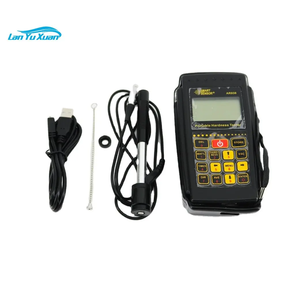 

Умный датчик AR936, высокоточный портативный цифровой тестер твердости Leeb от 170 до 960, HLD блок HL HB HRC HRA HV HS