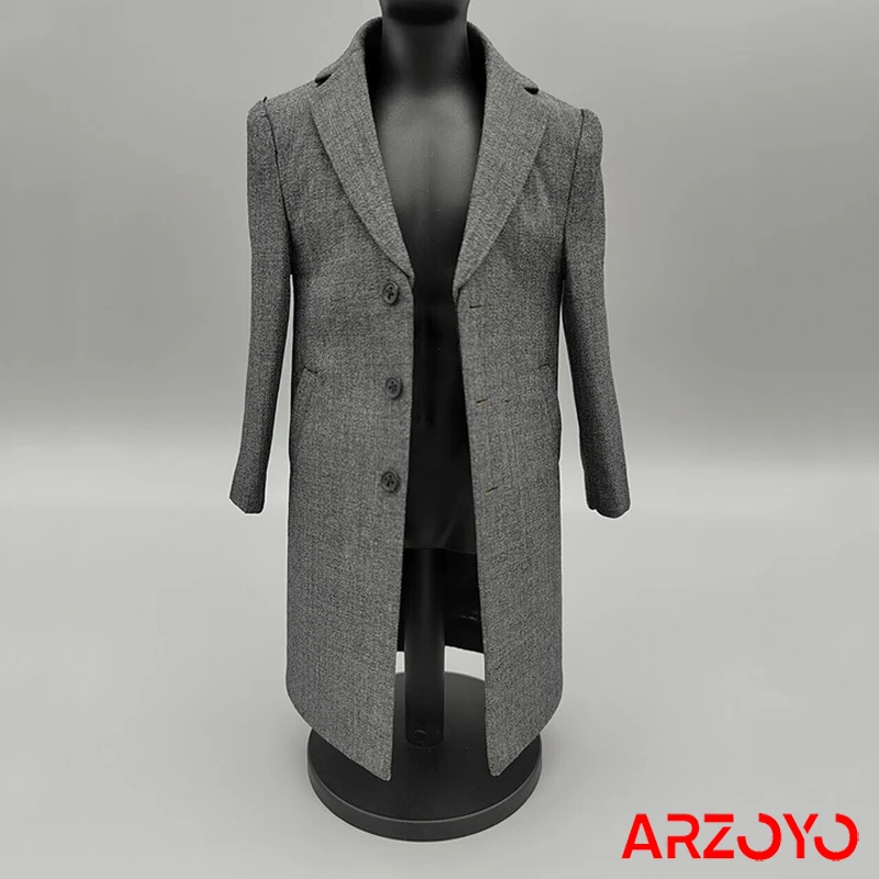 

Игрушечный центр, масштаб 1/6, серый костюм, модель детской одежды, подходит для 12-дюймового солдата, стандартная фигурка мышц, тело