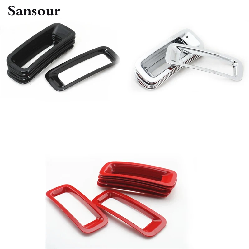 

Sansour 7 шт. черный хром ABS передняя вставка решетка радиатора Накладка для Jeep Patriot 2011 2012 2013 2014 2015