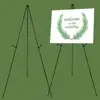 Display Stand Adjustable Height Anti-slip Solid Collapsible Fixed Poster Metal Wedding Sign White Easel Stand The Party 3