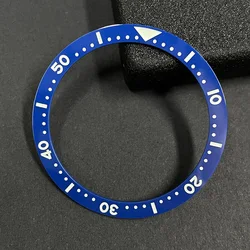 Ceramic Sloping Bezel Insert with Super Luminous Finish - Premium Watch Accessory (Blue)