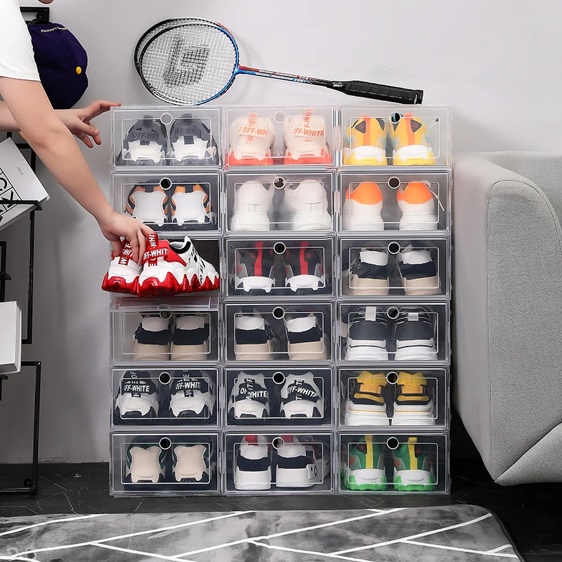 Large Shoe Rack Large Capacity Boot Storage 12 Cube Organizer Modular DIY  Plastic 6 Tier 24-96 Pairs of Shoe Tower Cabinet - AliExpress