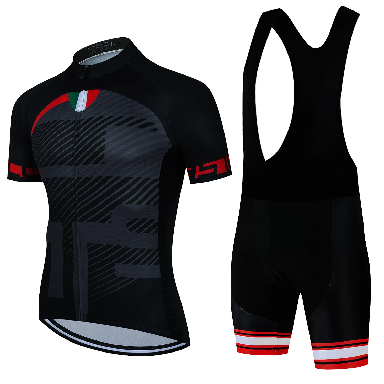 Enhanced Men's Professional Cycling Jersey and Bib Set - Summer Edition