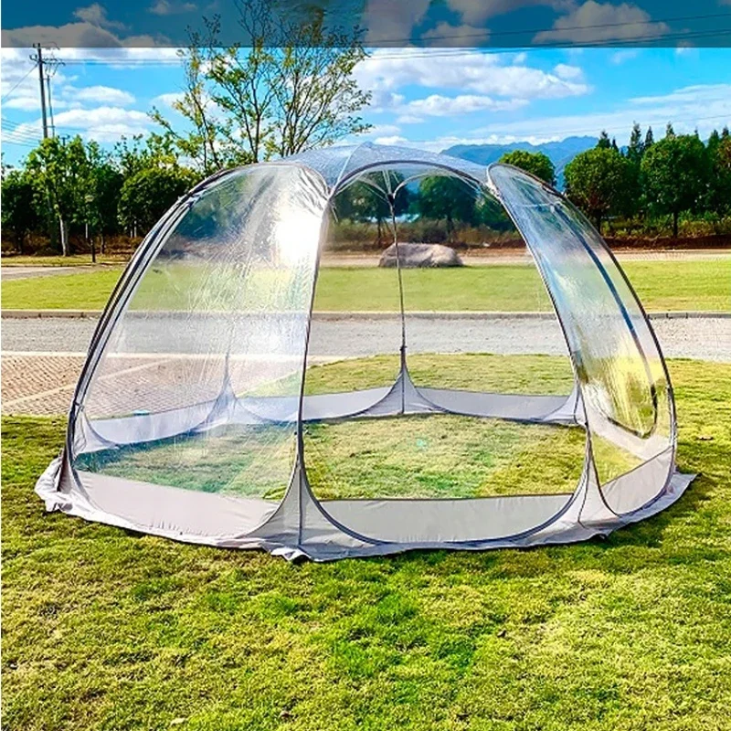 Tenda Automatica Per Esterni Trasparente Starry Bubble House Camping Pop Up Sun Room Online Celebrity Courtyard Yurta Waterproof Room