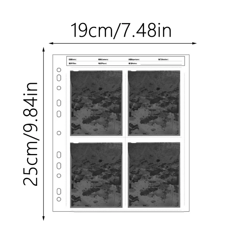 120 Negative Sleeves 135 Film Negative Storage 45 Page Preserver