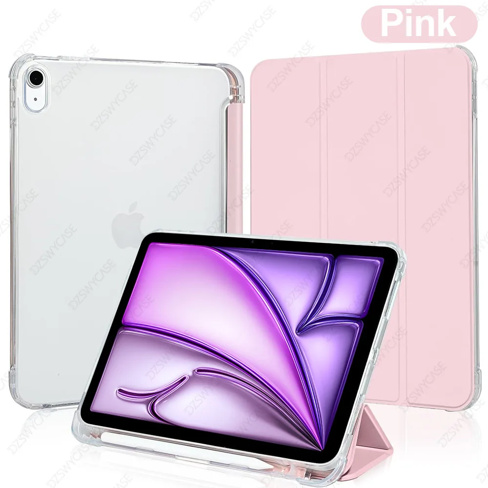 Slim Translucent TPU Back Case with Pen Holder
