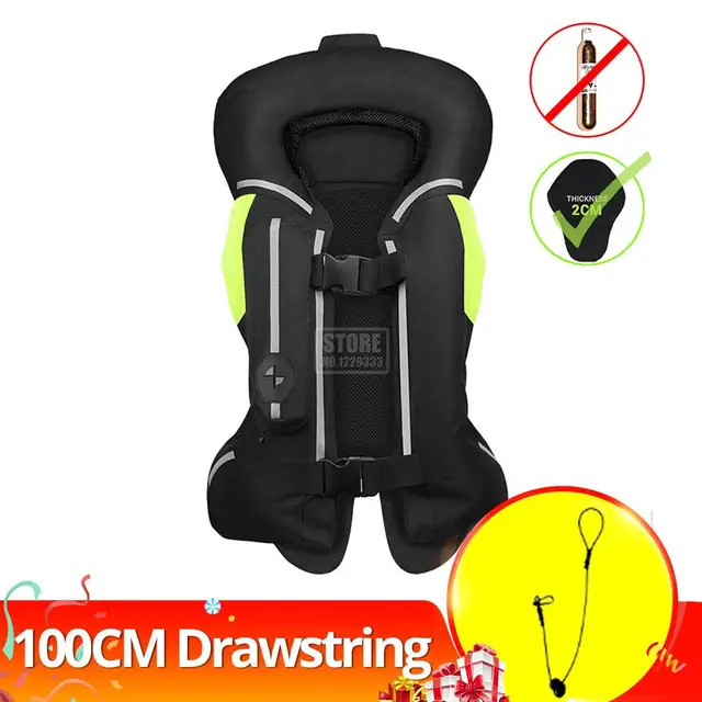 New Motorcycle Jacket Motorcycle Air Bag Vest Moto Air-bag Vest Motocross Racing Riding Airbag System Airbag CE Protector Black Air Bag Vest 3