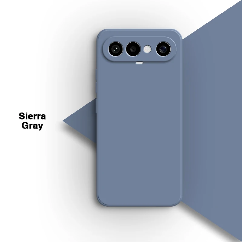Premium Soft Silicone Phone Case with Internal Flocking and Square Design