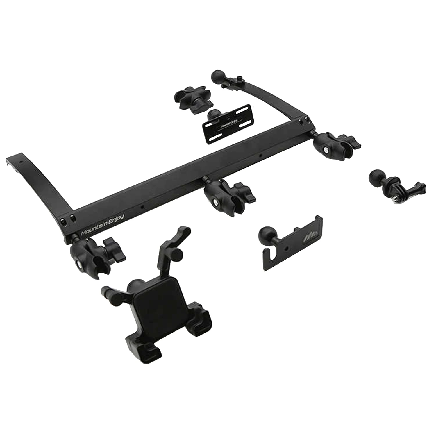 LHD만 GWM WEY 탱크 300 Tank300 2020-2024 센터 콘솔 휴대폰 거치대 GPS 네비게이션 무전기 라디오 브래킷