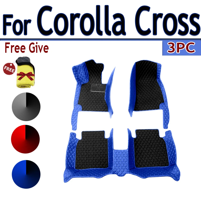 Tappetini Auto Per Toyota Corolla Cross 2022 Custom Auto Foot Pads Automobile Carpet Cover Accessori Interni