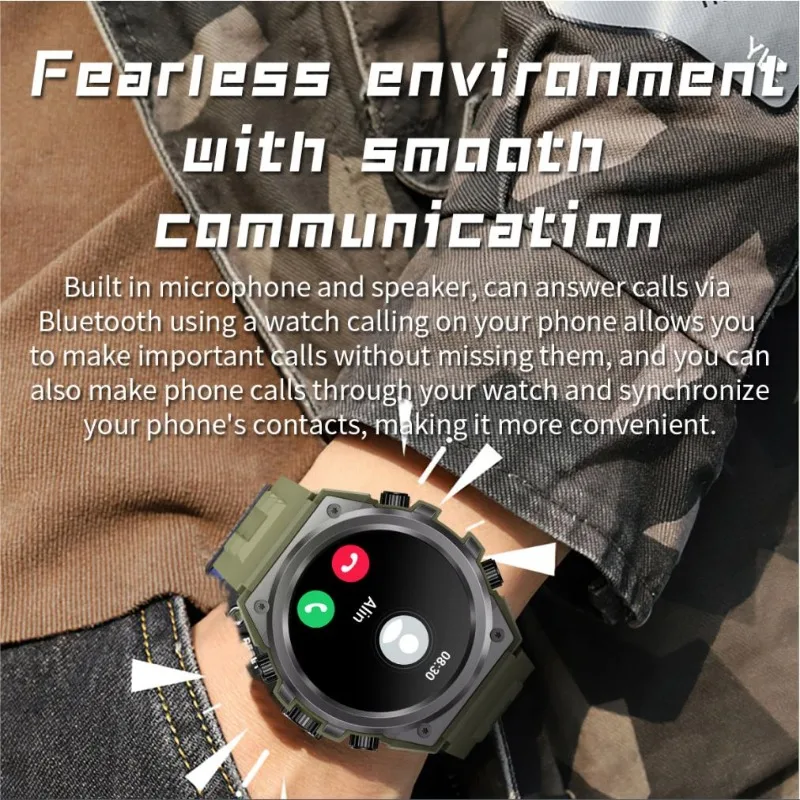 Wonlex Smart Watch Voor Mannen Bluetooth Call Sport Tracker Outdoor Full Touch Screen Hartslagmeter Waterdichte Smartwatch Dw02