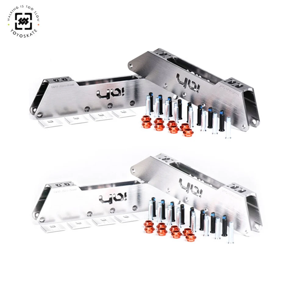 

100% Original YOYO SKATE SAGO Inline Skate Frame 4*84mm Rockered 3*100mm Flat FSK Speed Slalom Skating Base Patines Chase