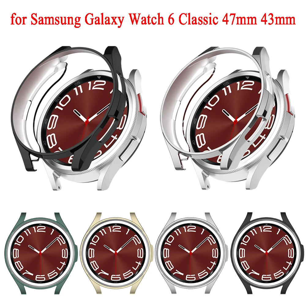 Smartwatch Shell Per Samsung Galaxy Watch 6 Classic 43Mm 47Mm Custodia Protettiva Per Samsung Watch6 Classic 43Mm 47Mm Cover Per Schermo
