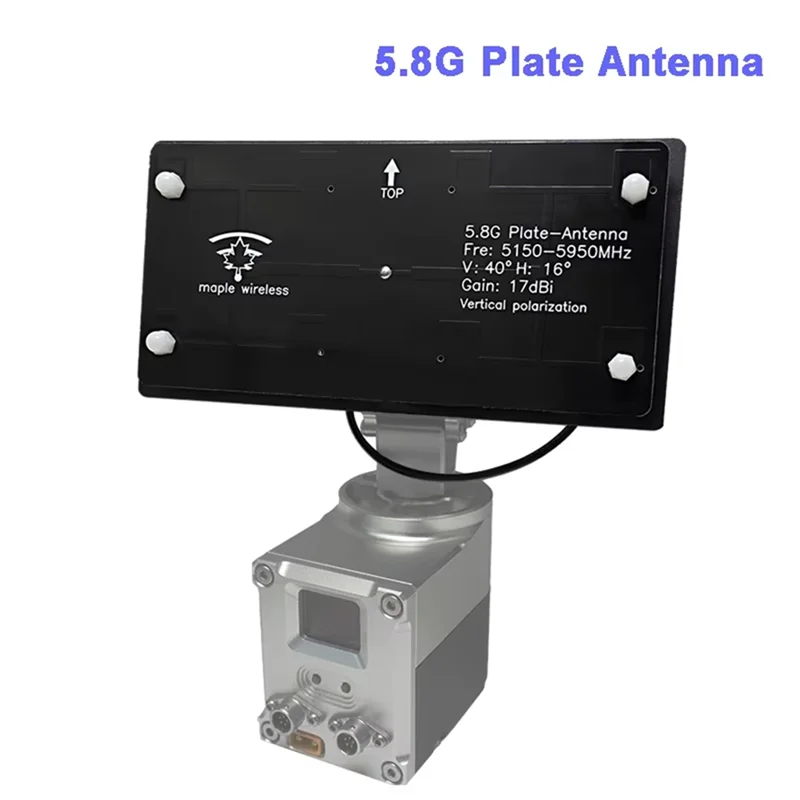 B04B-안테나 액세서리 SIYI HM30 HD 이미지 전송용 17Dbi 5.8Ghz 플레이트 메이플 무선 안테나