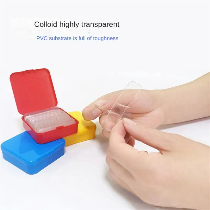 Adesivi Murali Riutilizzabili In Pvc Trasparente Biadesivo Impermeabile Nano Clear Double Face Home Supply