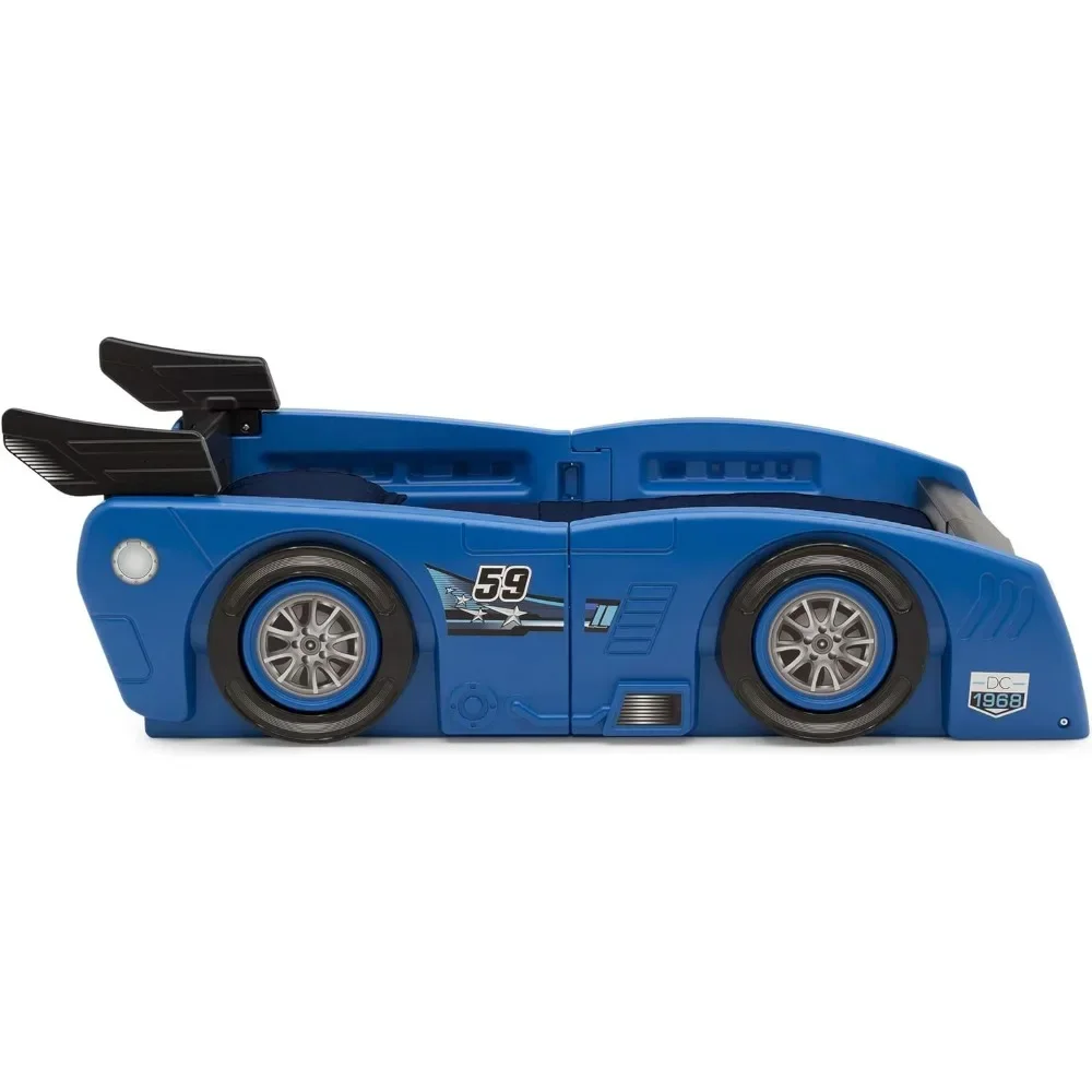 Children's Bed Grand Prix Racing Toddler & Twin - Made in USA, Blue 3