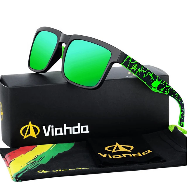 VIAHDA – lunettes de soleil polarisées pour hommes, nouvelles et cool, classiques, ombres, marque de styliste, UV400 1