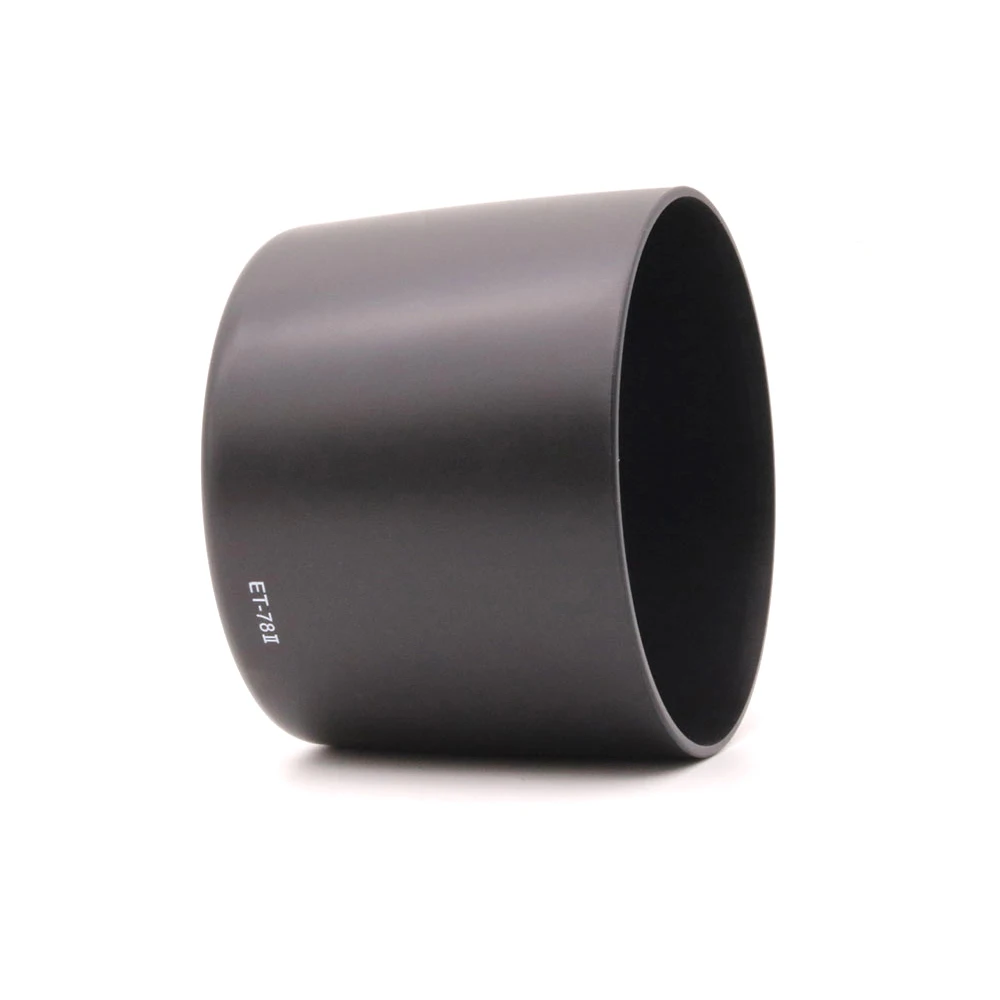 Et-78 Ii Et78Ii Per Canon Ef 135Mm F/2 L Usm, Ef 180Mm F/3.5 L Usm Macro Baionet Camera Lens Hood Plastica Nero Buona Sostituzione