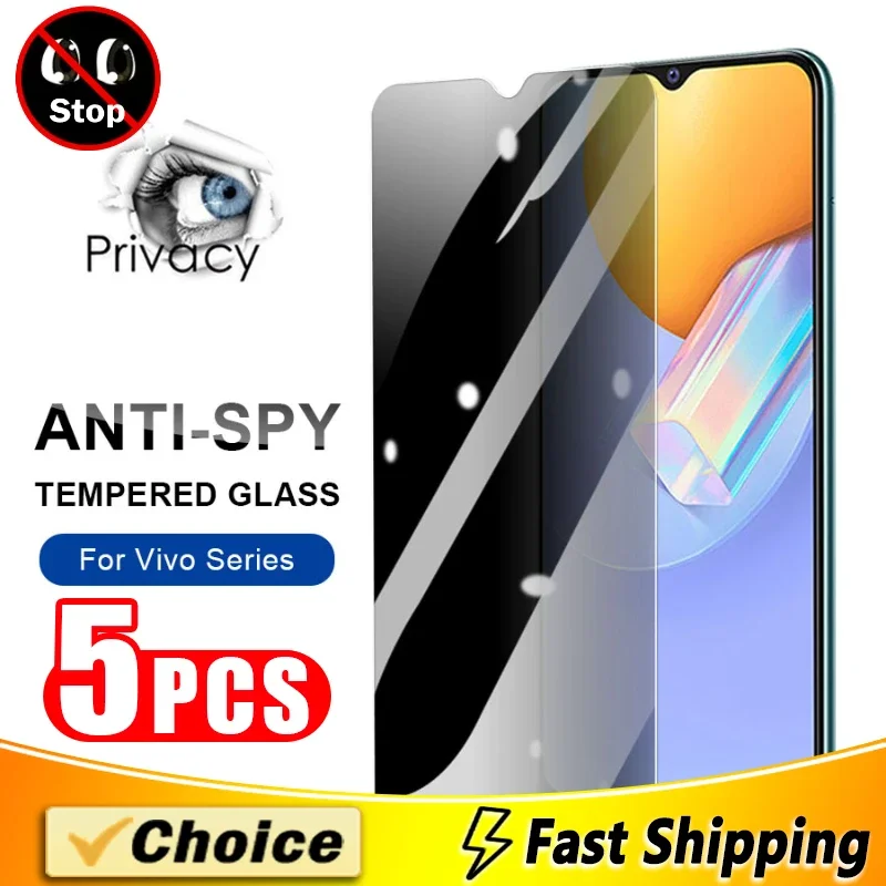 5 шт., Антибликовая Защитная пленка для экрана Vivo V3Max V5Lite V7Plus V9 V11i V15 V17 19 NEO V20 20SE 20Pro