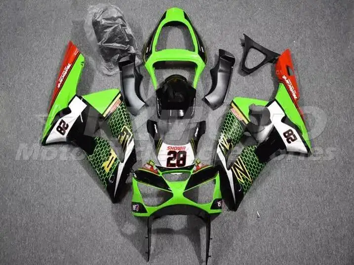 

4 подарка, новинка, полный комплект обтекателей из АБС-пластика, подходит для KAWASAKI ZX-6R 636 ZX6R 2003 2004 03 04, кузов красного и зеленого цвета на заказ