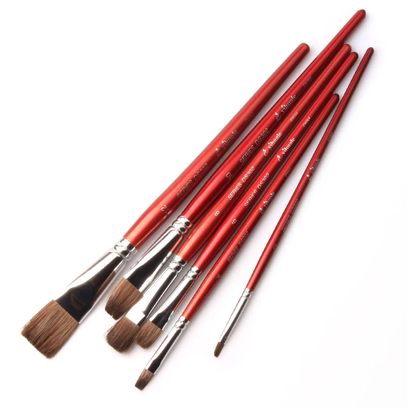 Art Supplies Oil Paint Brushes  Acrylic Paint Artist Brush - 450fan 1pc  High Paint - Aliexpress