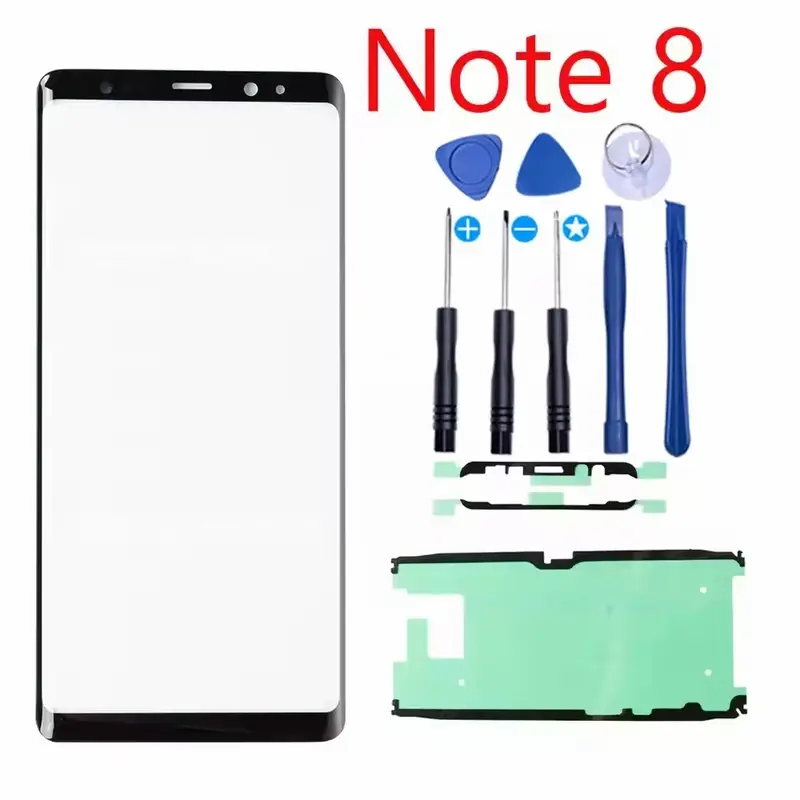 1Set New LCD Display Front Glass Outer External Touch Screen Lens Panel For Samsung Galaxy S8 S9 S10 Note 8 9 10 20 Plus Ultra - Image 11