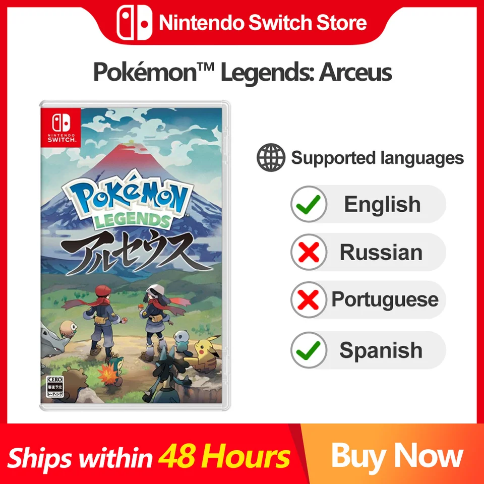Pocket monster Pokémon LEGENDS Arceus - Nintendo Switch NS Multilingual  support