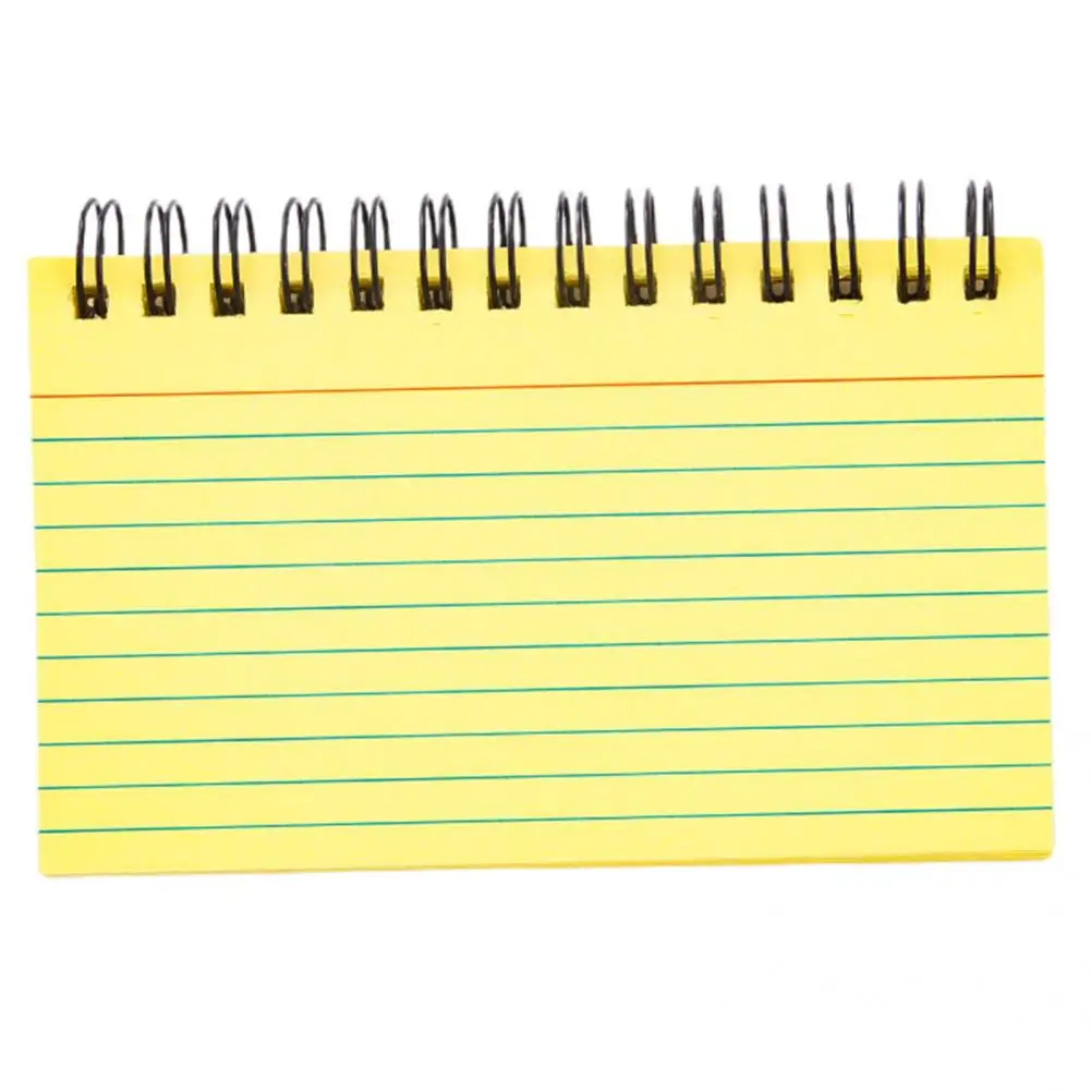 Multifunctional Message Pad Academic Lightweight  Memo Pad Small Spiral Notebook   for Library  Notebook