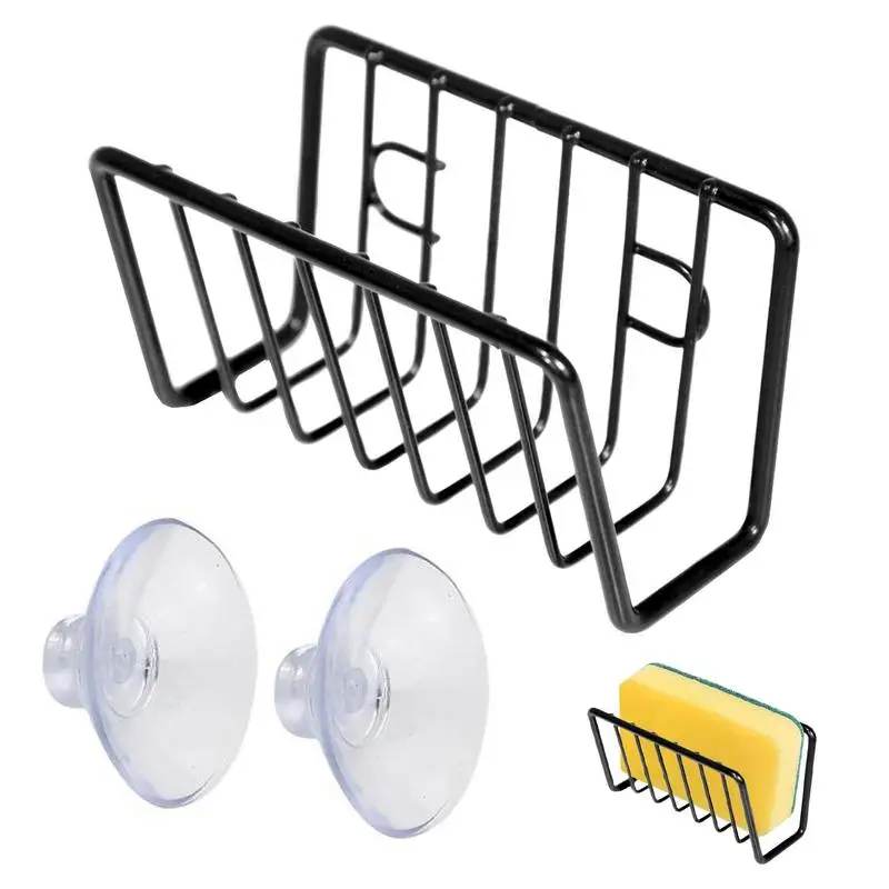

Sponge Drain Rack Sink Holder Drain Rack For Dishcloth Dishcloth Up Storage Hook Kitchen Cleaning Storage Shelf For Toothbrush