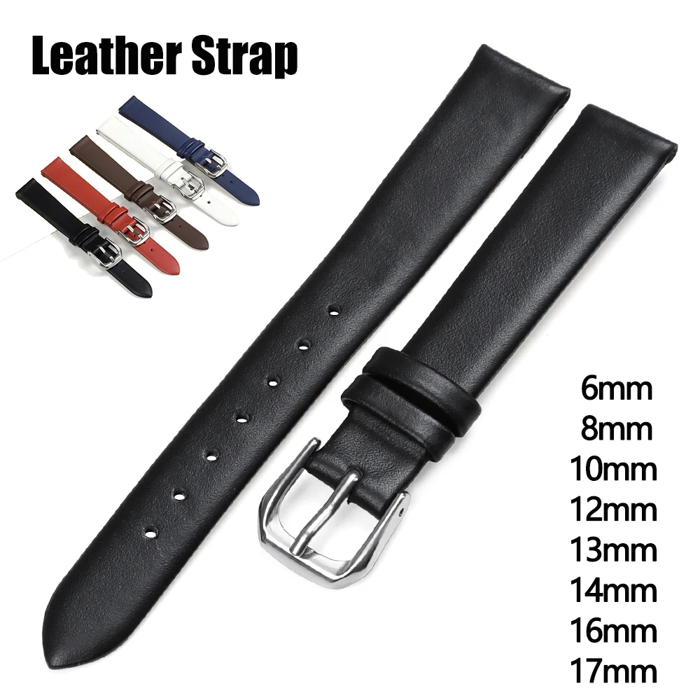 Premium Cowhide Leather Ultra Thin Soft Watch Strap Bracelet