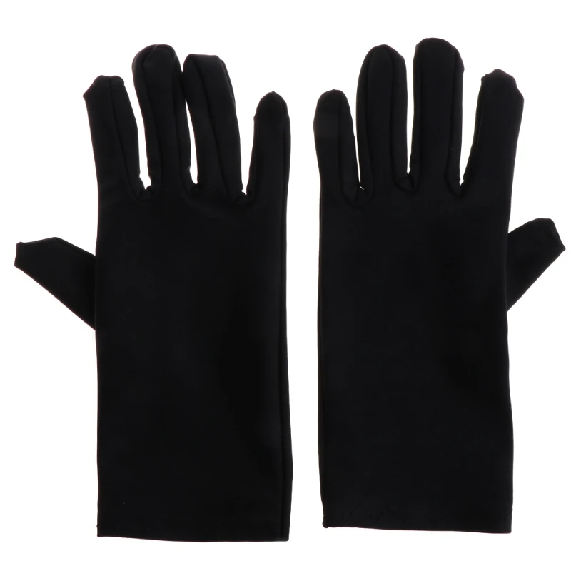 Guantes de Joyería hasta la muñeca, guantes negros, trabajo para protección, guante de - AliExpress