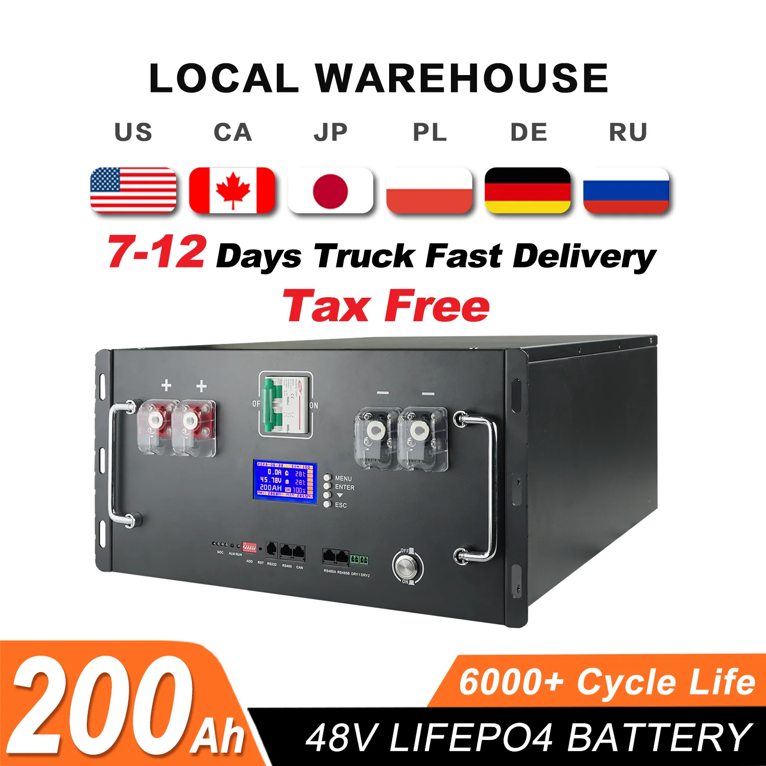 48V battery pack 48V 100ah 200ah 48V lifepo4 pack battery pack lithium ion  battery