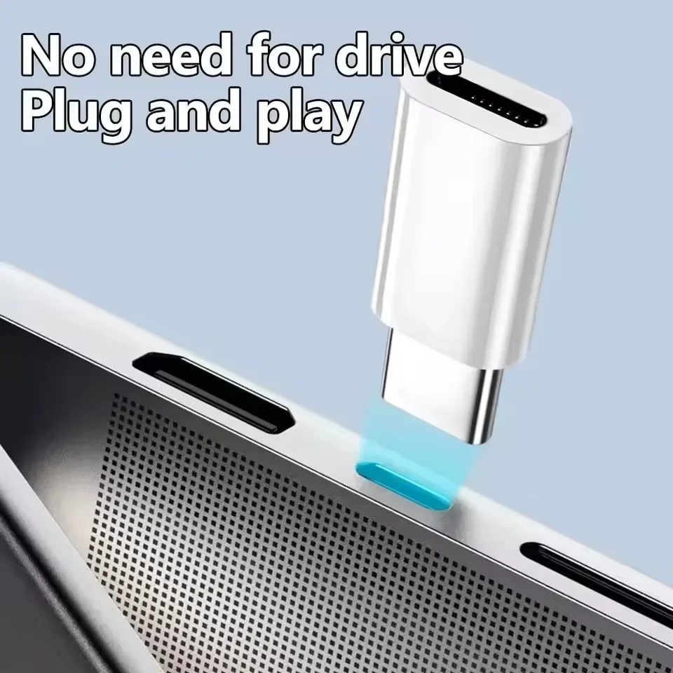 Fast Charging Lightning to USB-C Data Transfer Adapter