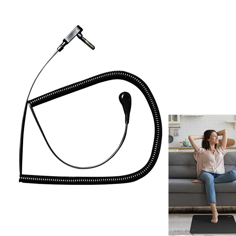 Grounding Cord 15 Foot(4.5M)High Continuity Grounding Cord Earth Connected Snap Connect Fits Most Popular Brands
