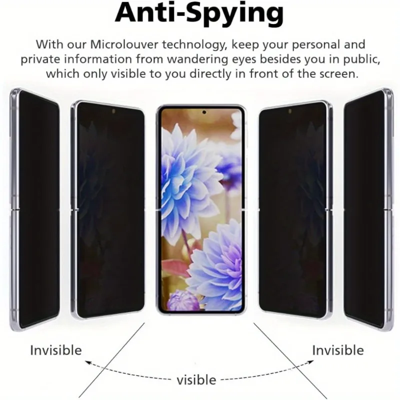 Premium Privacy Screen Protector - Elastic Hybrid Films (4-Pack)