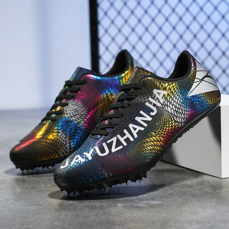 Male and Female Professional Track and Field Jogging Shoes Fashion Campus Student Competition Training Shoes