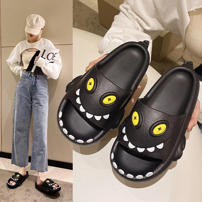

2022 Summer Slippers Women Men Beach Slides Sandals Cartoon Flip Flops Home Outdoor Boy Girls Bathroom Shower Shoes Zapatillas