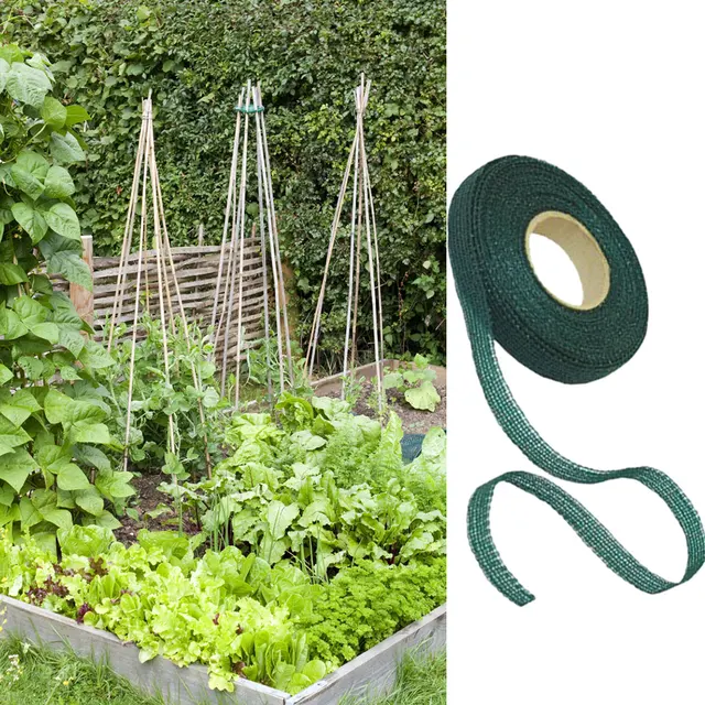 2 Darab Háztartási Fa Nyakkendő Hevederek Pvc Trimmable Garden Branch Binding Banding Bands Kertész Rögzítő Szerszám Kiegészítők - Image 4