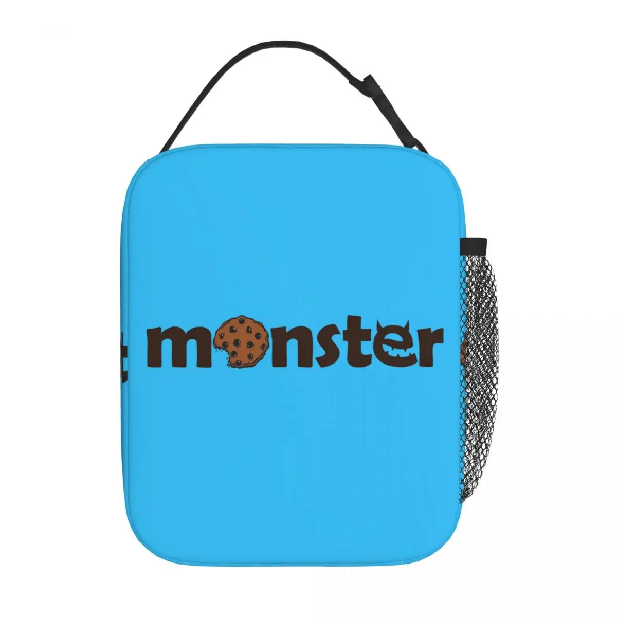 

Cookie Monster Logo Thermal Insulated Lunch Bags for Work Portable Bento Box Thermal Cooler Lunch Boxes