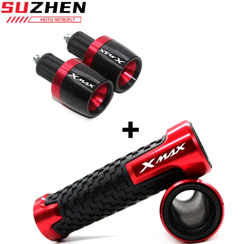 

Motorcycle Accessories XMAX 7/8" 22MM Handlebar Hand Grips Handle Bar End Cap Plug For YAMAHA Xmax 125 250 300 400 2013-2021