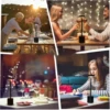 Table Lamp USB Metal Rechargeable Desk Light 3Colors Adjustable Creative Ambient Desktop Mood Mini Lighting Bedside Decorative 6