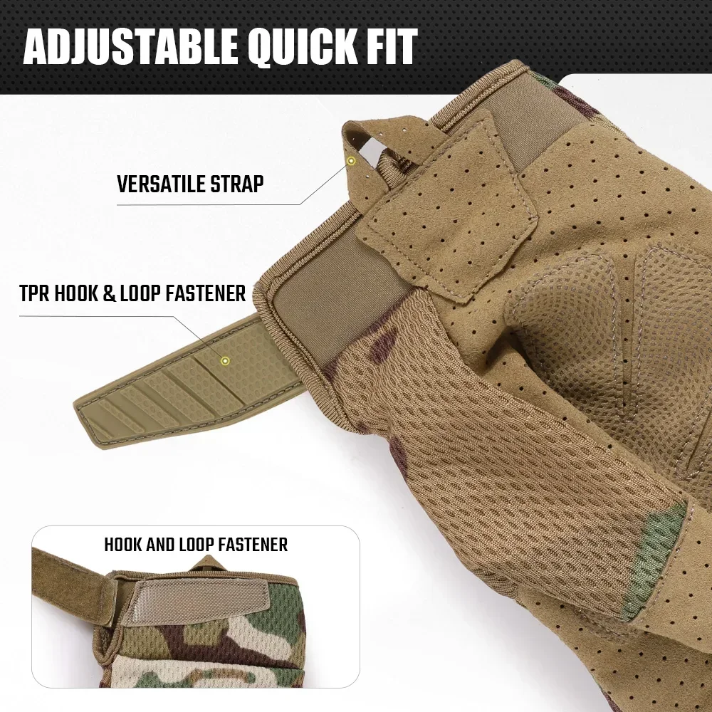 Tactical Gloves Touch Screen Outdoor Sports Cycling Hiking Camping Hunting Shooting Combat Airsoft Work Non-slip Protective Gear tactical gloves sports gloves