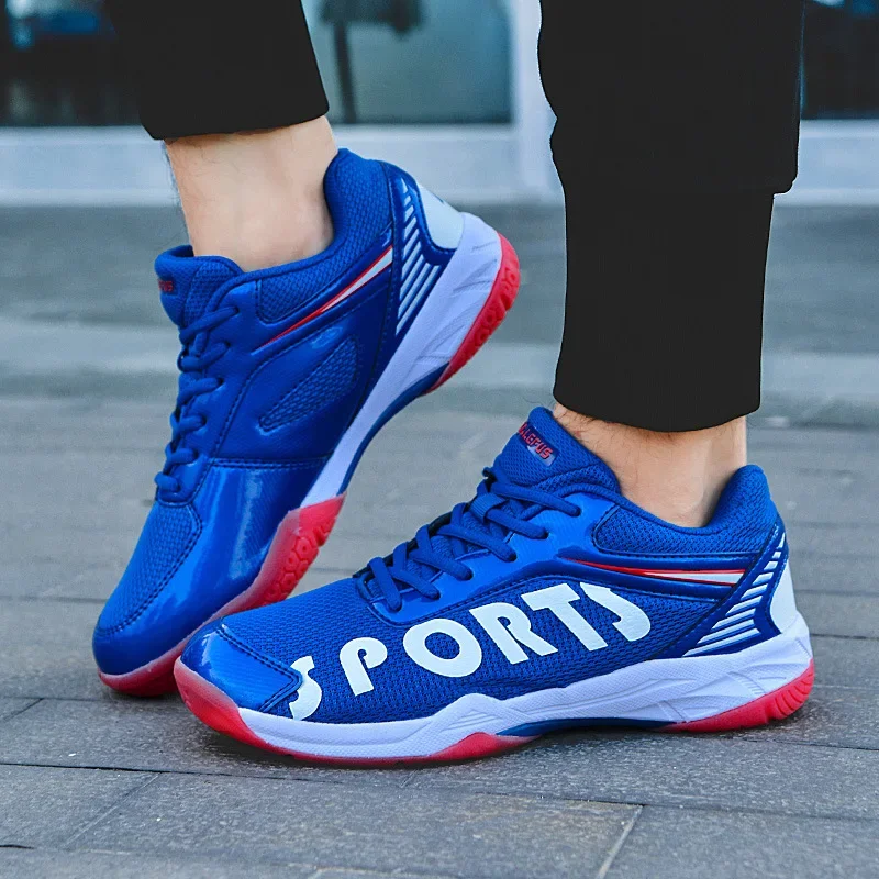 Professional Breathable Badminton Shoes Ultra-Light For Men Women Summer Autumn Training Children's Shock-Absorbing Anti-Slip
