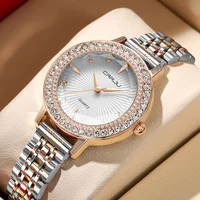 CRRJU Luxury Watch For Woman High Quality Diamond Ladies Quartz Watch Waterproof Stainless Steel Women Watches reloj 1
