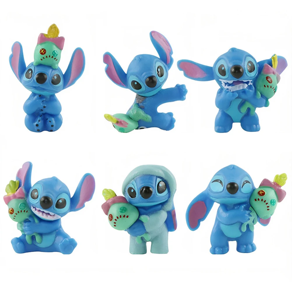 Christmas Countdown Calendar Christmas Stitch Toy Advent Calendar PVC Anime Figure Calendar Box 24 Day Countdown Gift