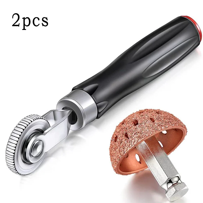 

Tire Repair Patch Tools Kit Tire Patch Roller with Tire Wheel Repair Grinding Head Buffing Wheel for Air Tire Buffer (42 mm)