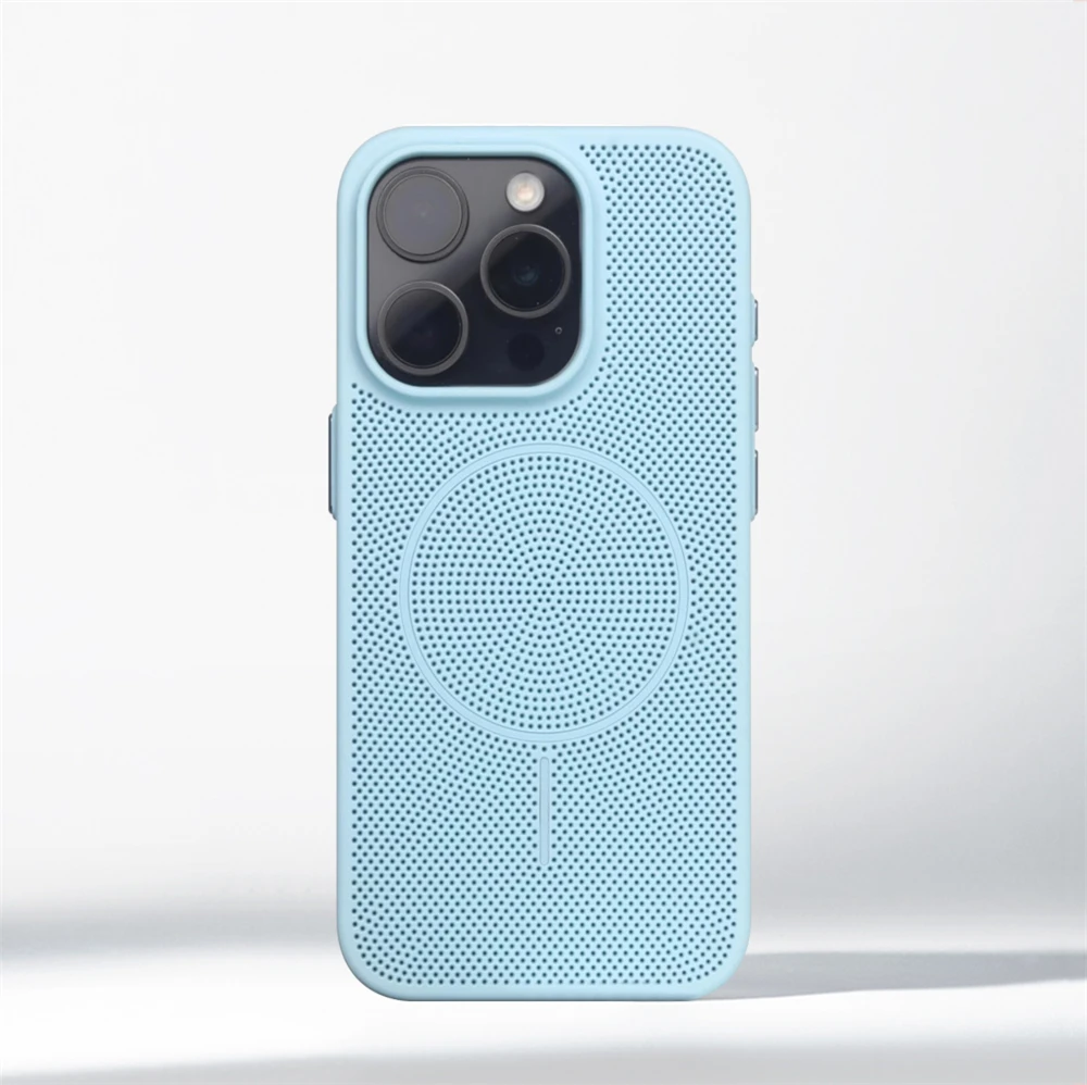 Ultra Thin Honeycomb Mesh Cooling Hard Case with MagSafe Compatibility