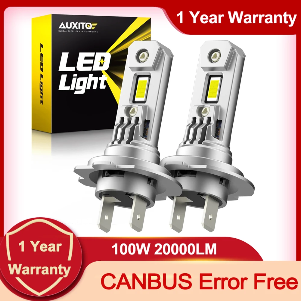 

AUXITO H8 H11 LED CANBUS 100W H4 H7 LED Head Light For VW BMW Audi Mercedes Benz Skoda 9012 9006 9005 9007 9008 H13 LED Headlamp