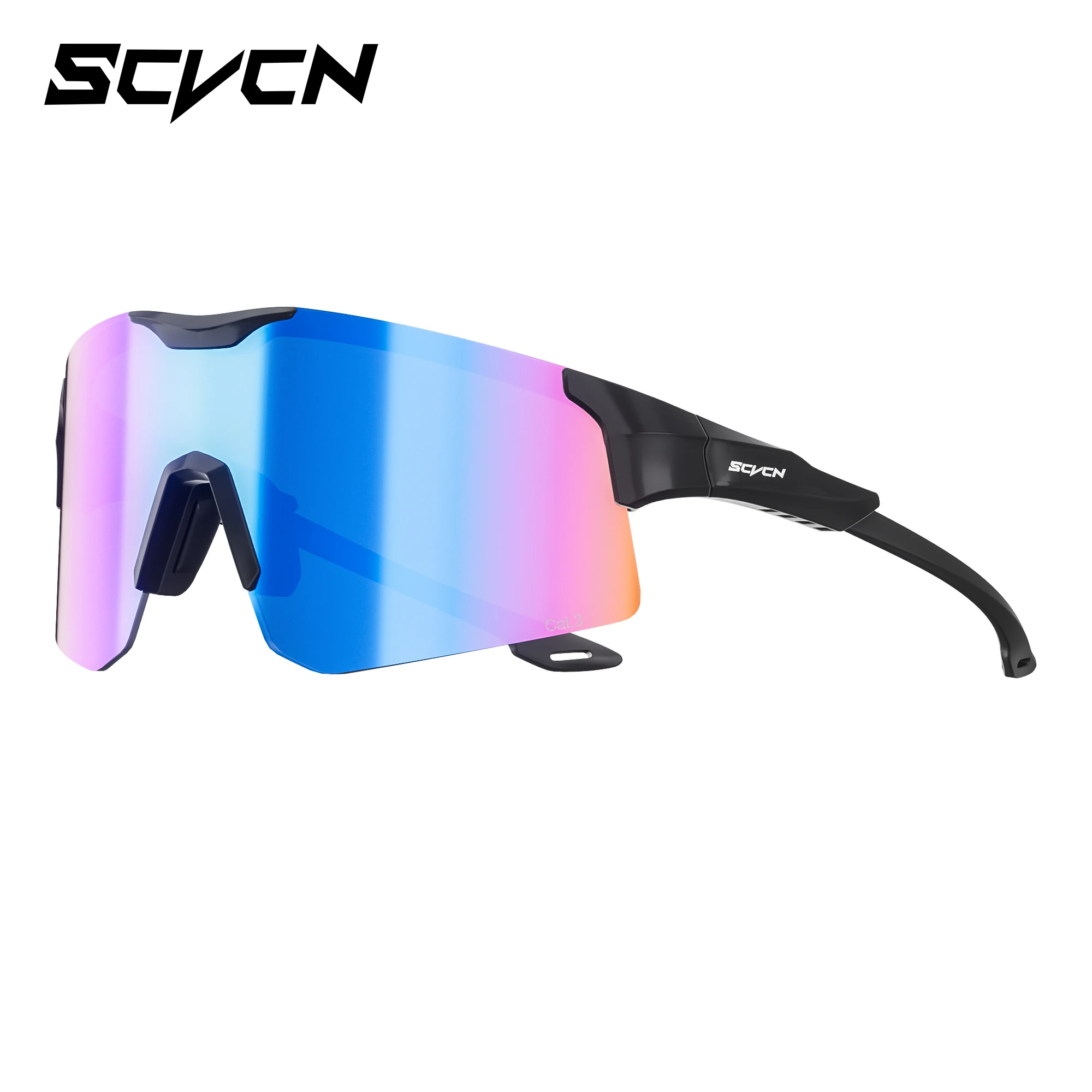 Lunettes de cyclisme fashion SCVCN homme femme - Verres UV400 pour VTT, route et sports outdoor